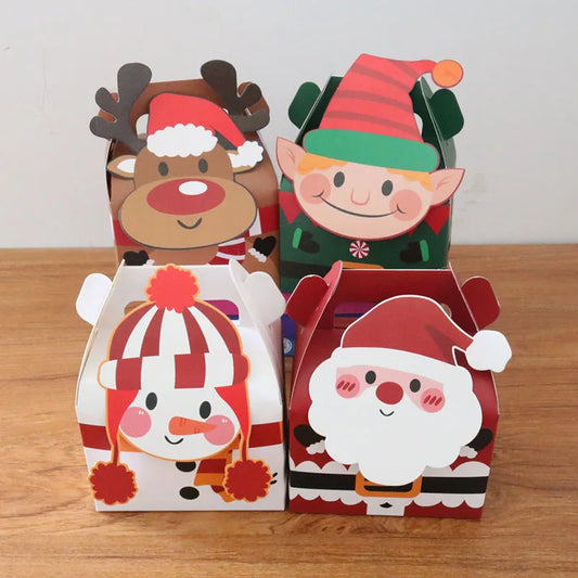 4 CHRISTMAS GIFT BOXES