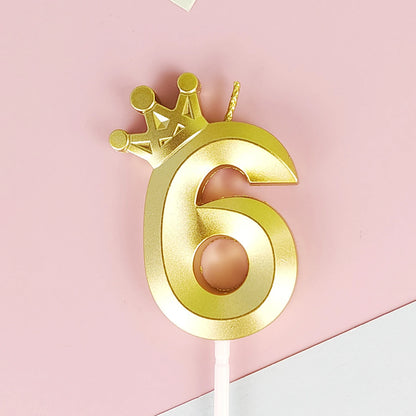 NUMBER CANDLES CROWN