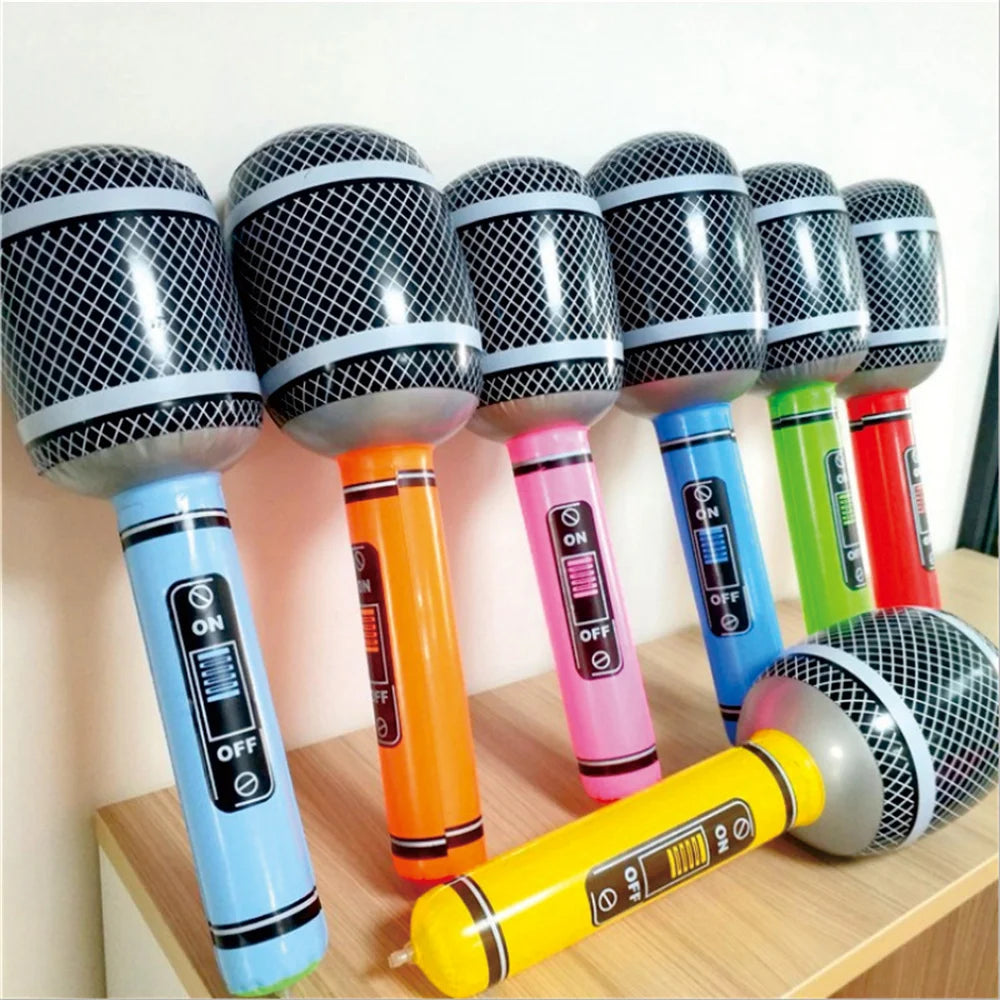 5 INFLATABLE MICROPHONES