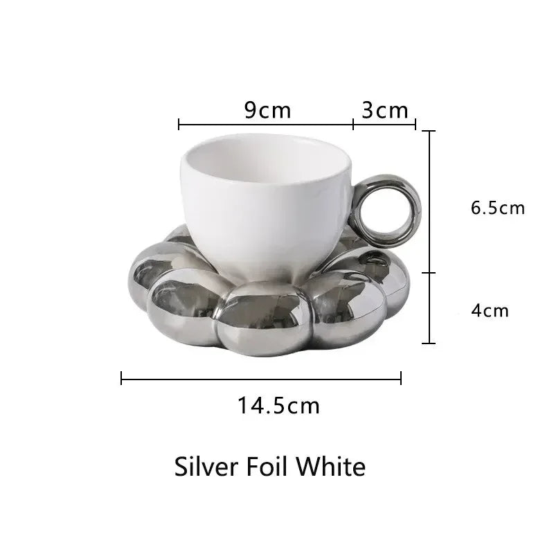 COFFEE MUG AND PLATE SET