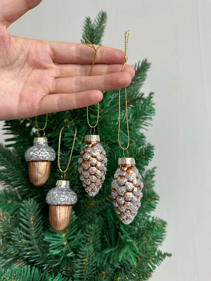 PINE CONES ORNAMENT SET