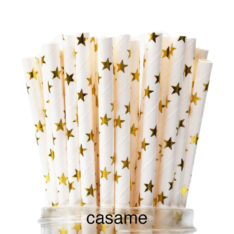 25 PAPER STRAWS