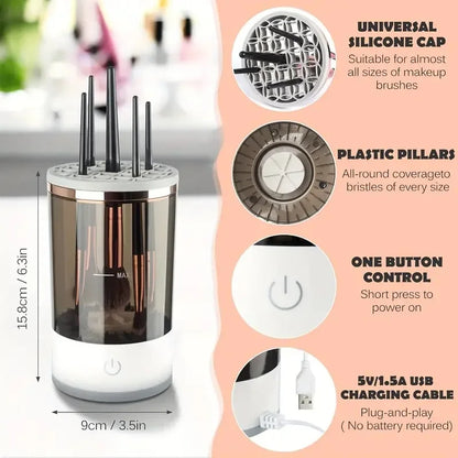 ELECTRIC MAKE-UP BRUSH CLEANER