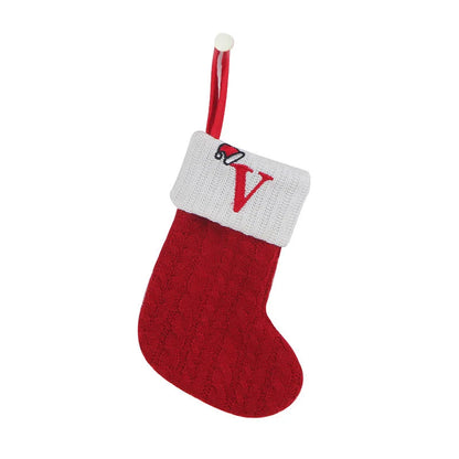 ALFABETIC CHRISTMAS DECORATION SOCKS