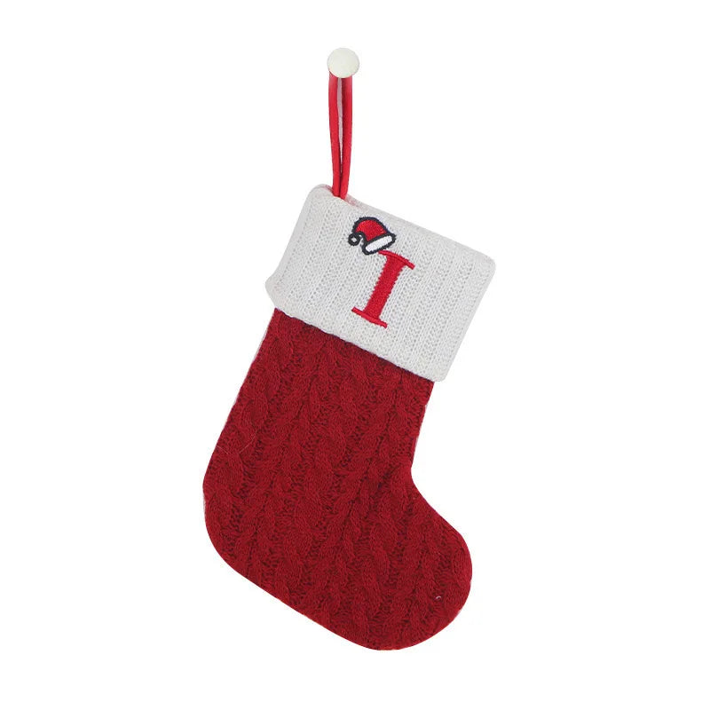 ALFABETIC CHRISTMAS DECORATION SOCKS