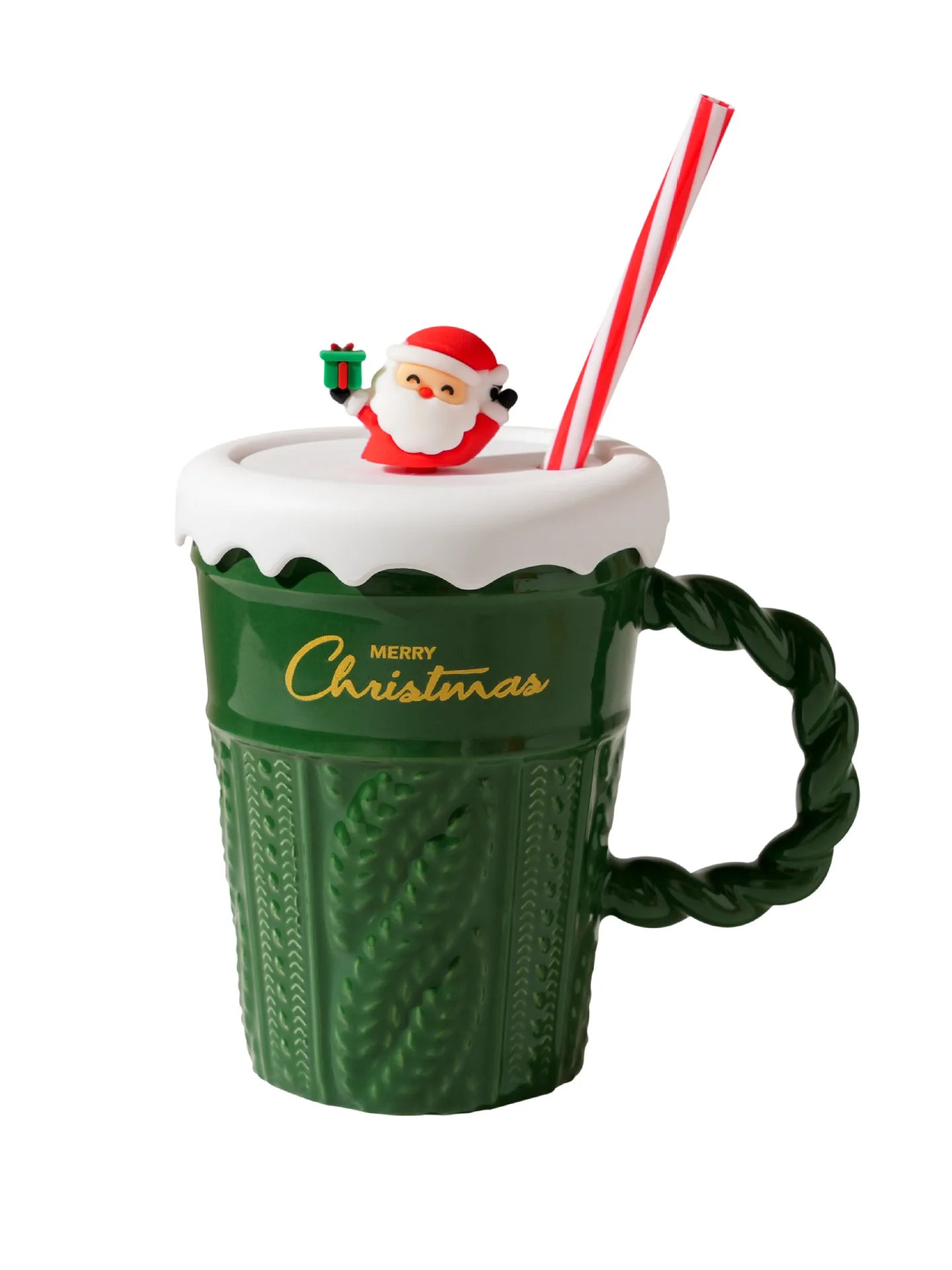 CHRISTMAS MUGS WITH LID