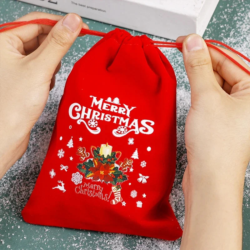 SATIN CHRISTMAS GIFT BAG