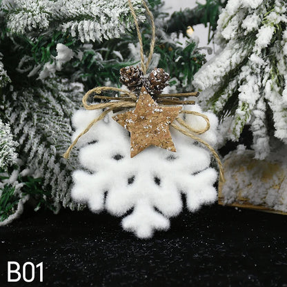 WHITE CHRISTMAS ORNAMENTS