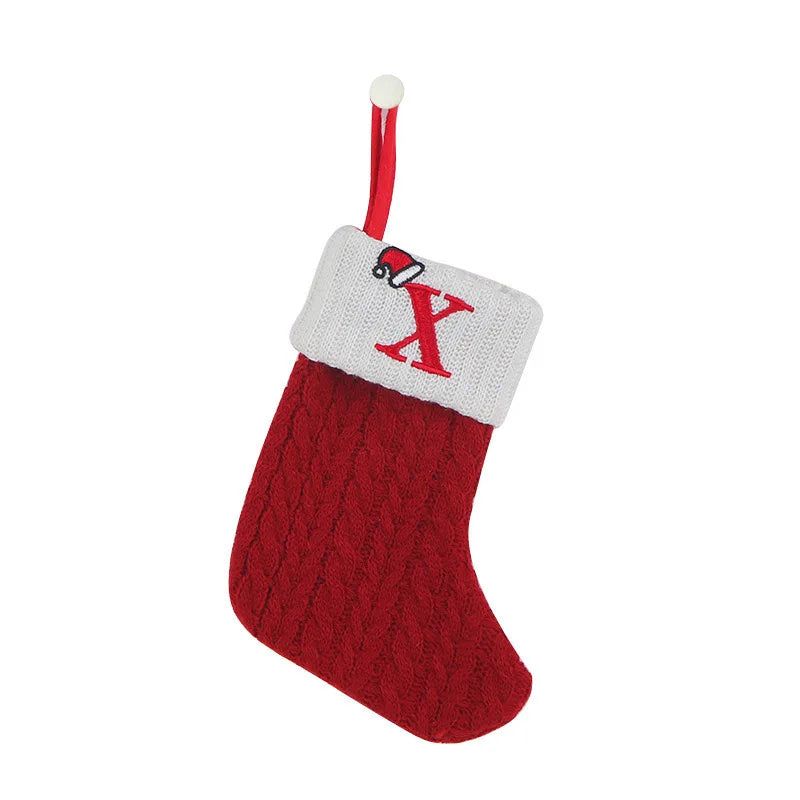 ALFABETIC CHRISTMAS DECORATION SOCKS