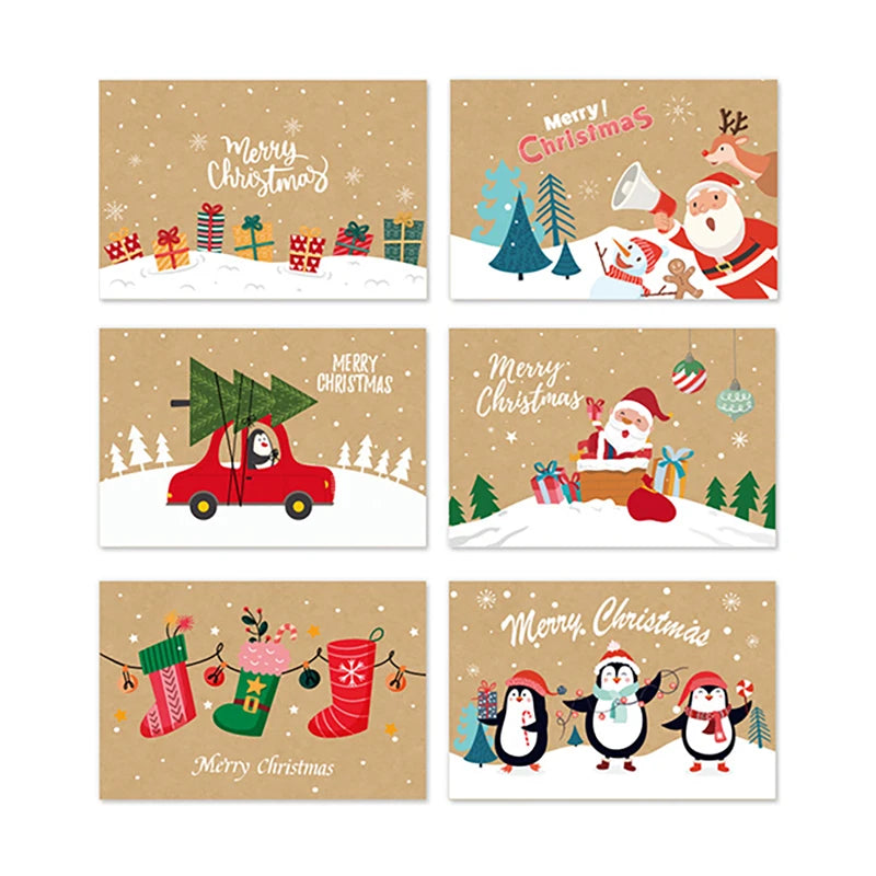 6 CHRISTMAS CARDS