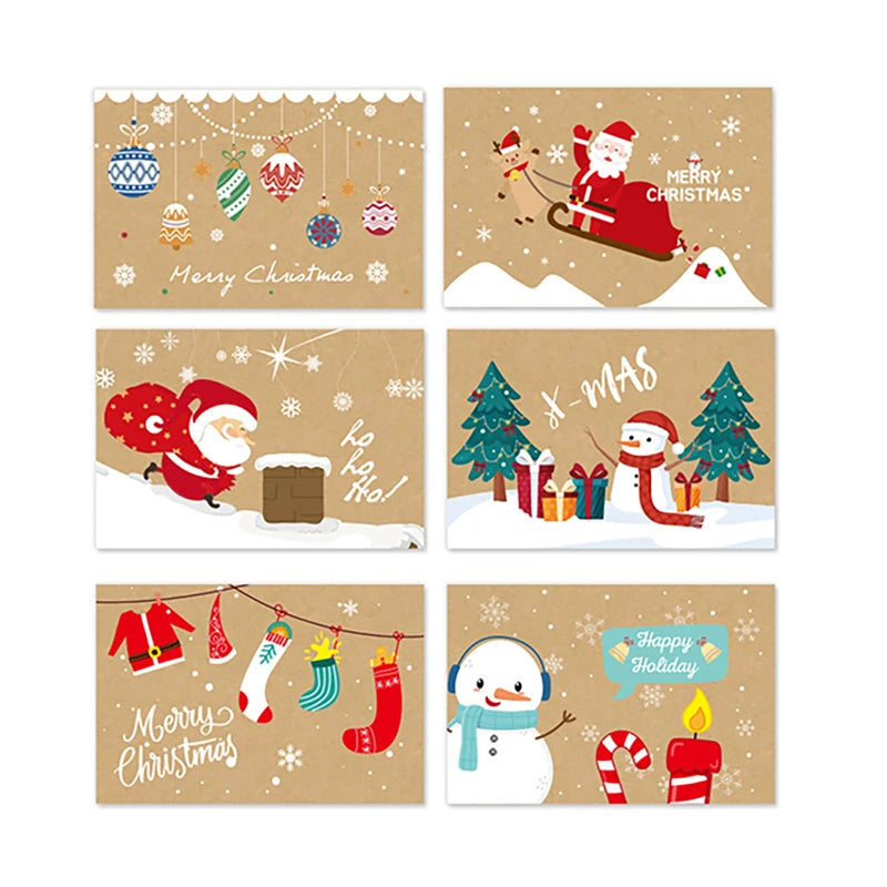 6 CHRISTMAS CARDS