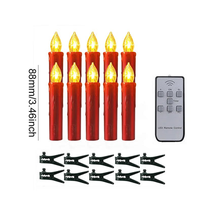 CHRISTMAS TREE LED CANDLES WITH REMOTE