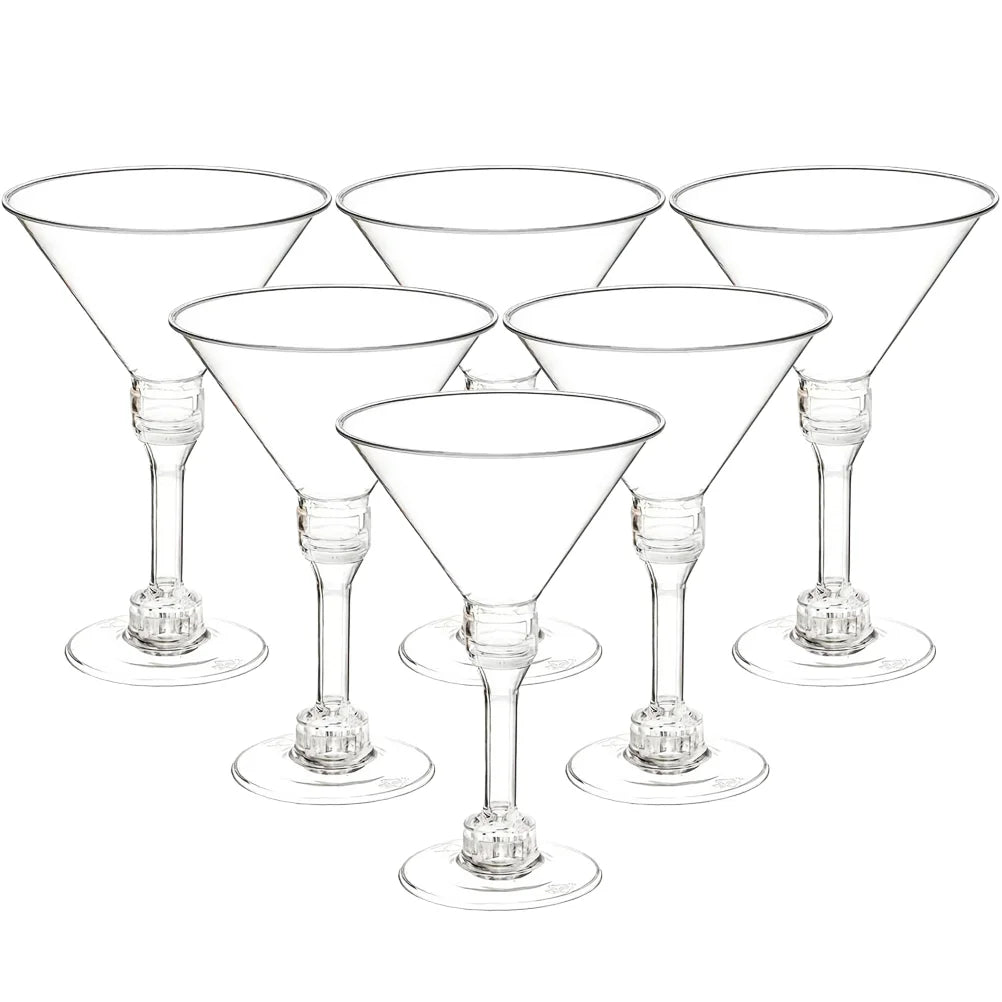 20 UNBREAKABLE COCKTAIL GLASSES