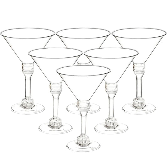 20 UNBREAKABLE COCKTAIL GLASSES