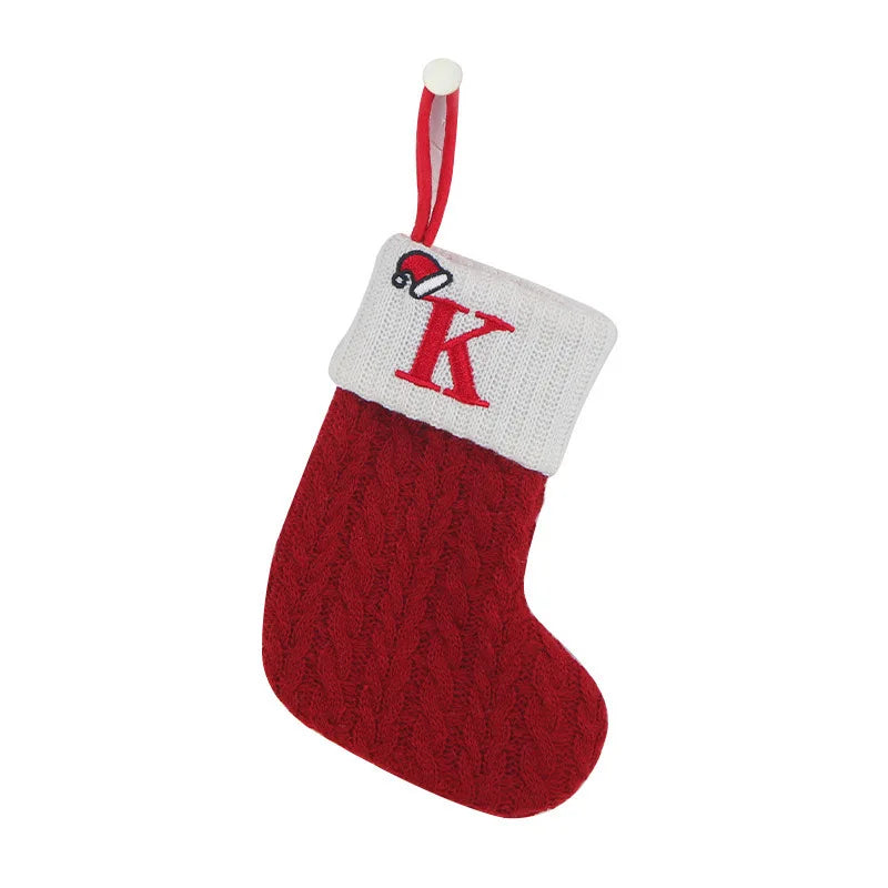 ALFABETIC CHRISTMAS DECORATION SOCKS