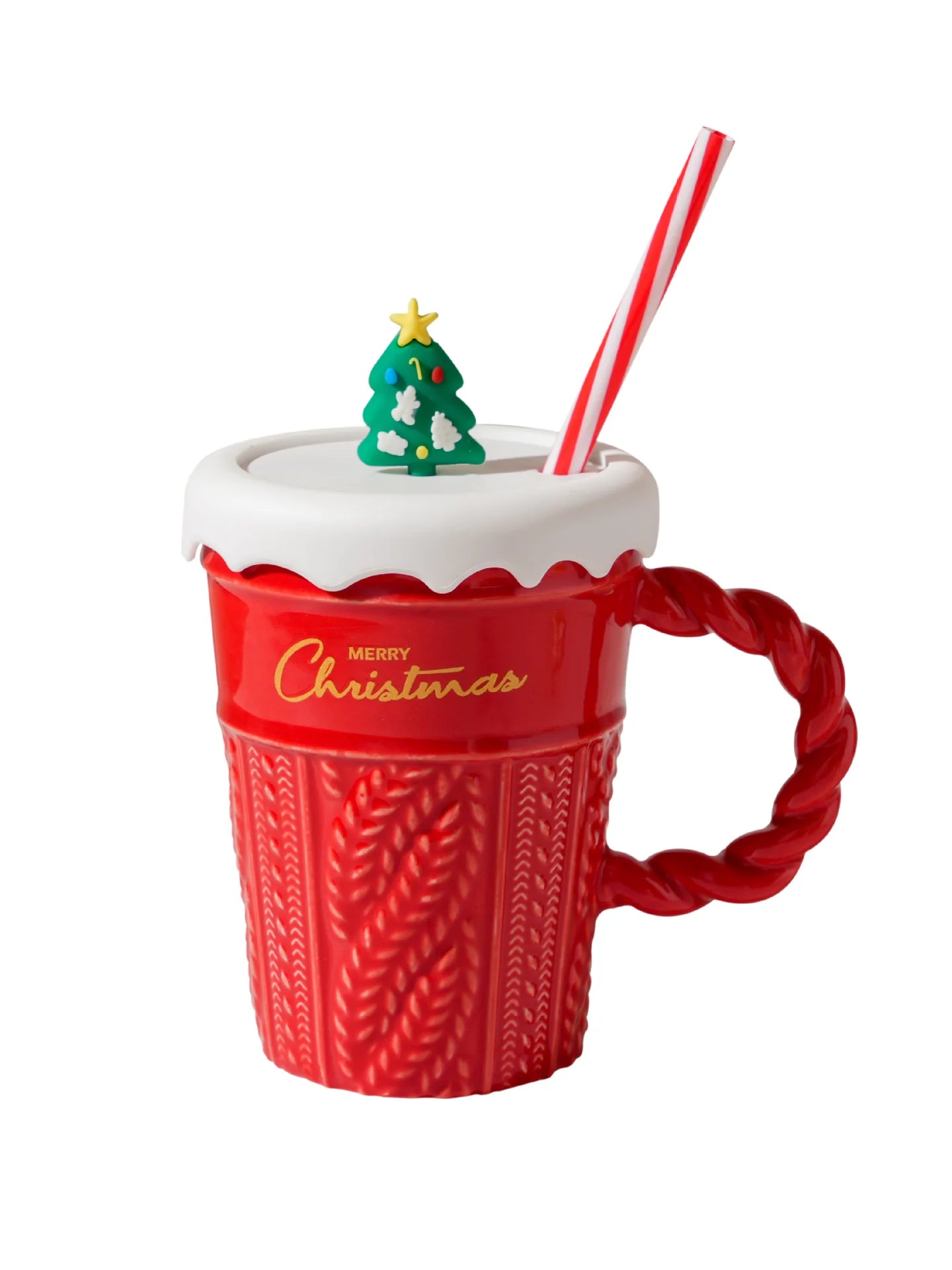 CHRISTMAS MUGS WITH LID