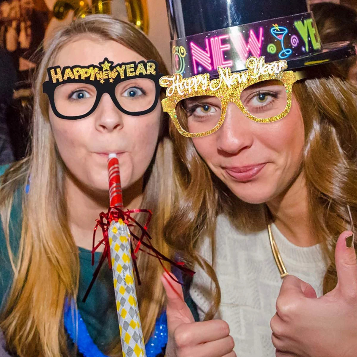 NEW YEARS EVE PAPER PHOTOFRAME