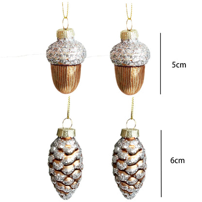 PINE CONES ORNAMENT SET