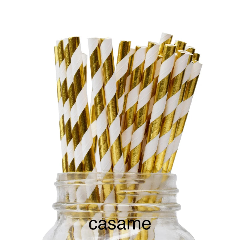 25 PAPER STRAWS