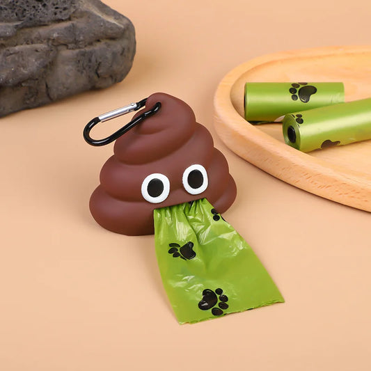 POOP BAG DISPENSER FOR DOG