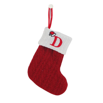 ALFABETIC CHRISTMAS DECORATION SOCKS