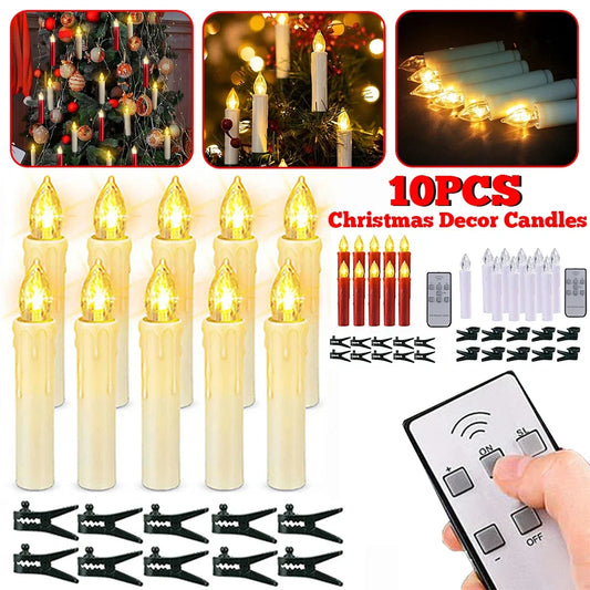 CHRISTMAS TREE LED CANDLES WITH REMOTE