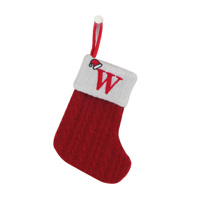 ALFABETIC CHRISTMAS DECORATION SOCKS