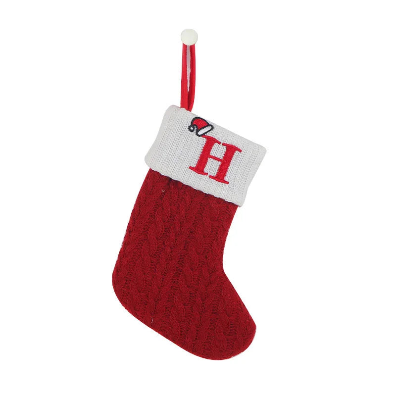 ALFABETIC CHRISTMAS DECORATION SOCKS