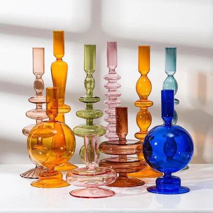 CUTE COLORED GLASS FACES