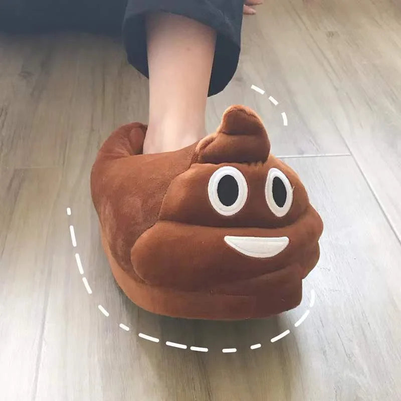 FUNNY POOP SLIPPERS