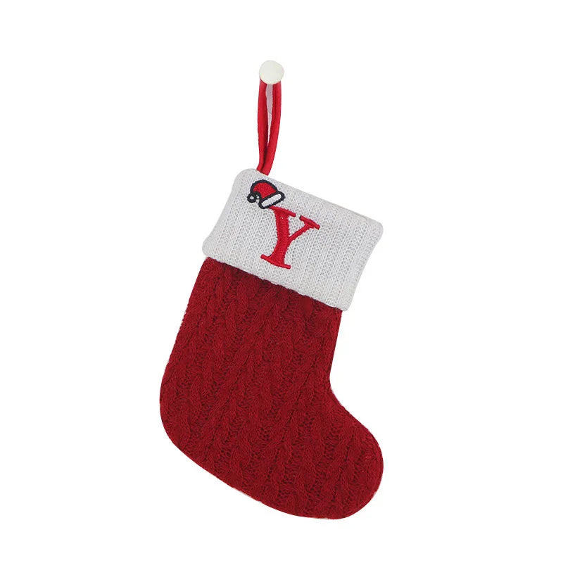 ALFABETIC CHRISTMAS DECORATION SOCKS