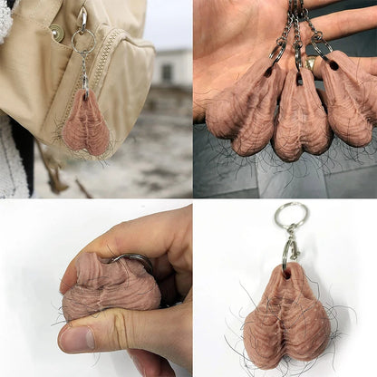 FUNNY STRESS RELIEVE KEY RING