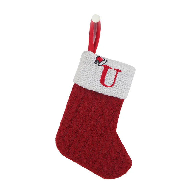 ALFABETIC CHRISTMAS DECORATION SOCKS