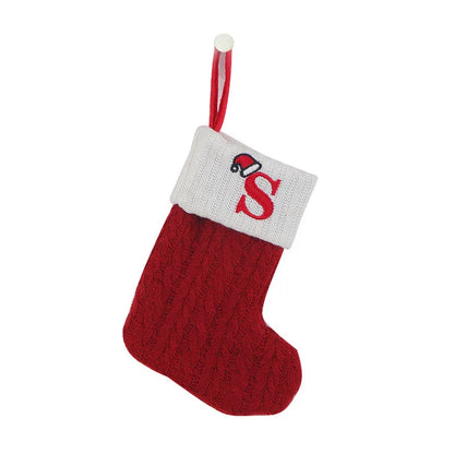 ALFABETIC CHRISTMAS DECORATION SOCKS