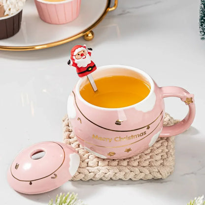 CHRISTMAS MUG WITH SPOON