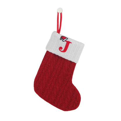 ALFABETIC CHRISTMAS DECORATION SOCKS