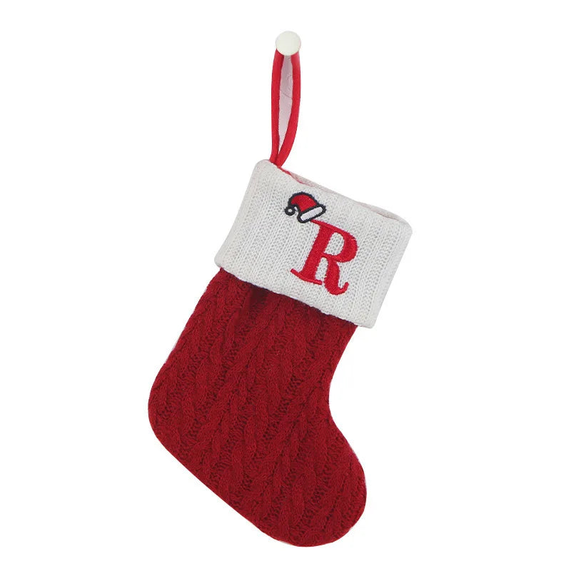 ALFABETIC CHRISTMAS DECORATION SOCKS