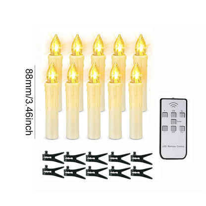 CHRISTMAS TREE LED CANDLES WITH REMOTE