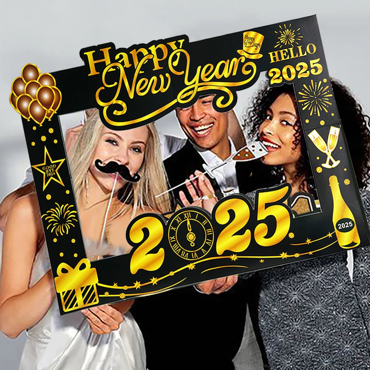 NEW YEARS EVE PAPER PHOTOFRAME