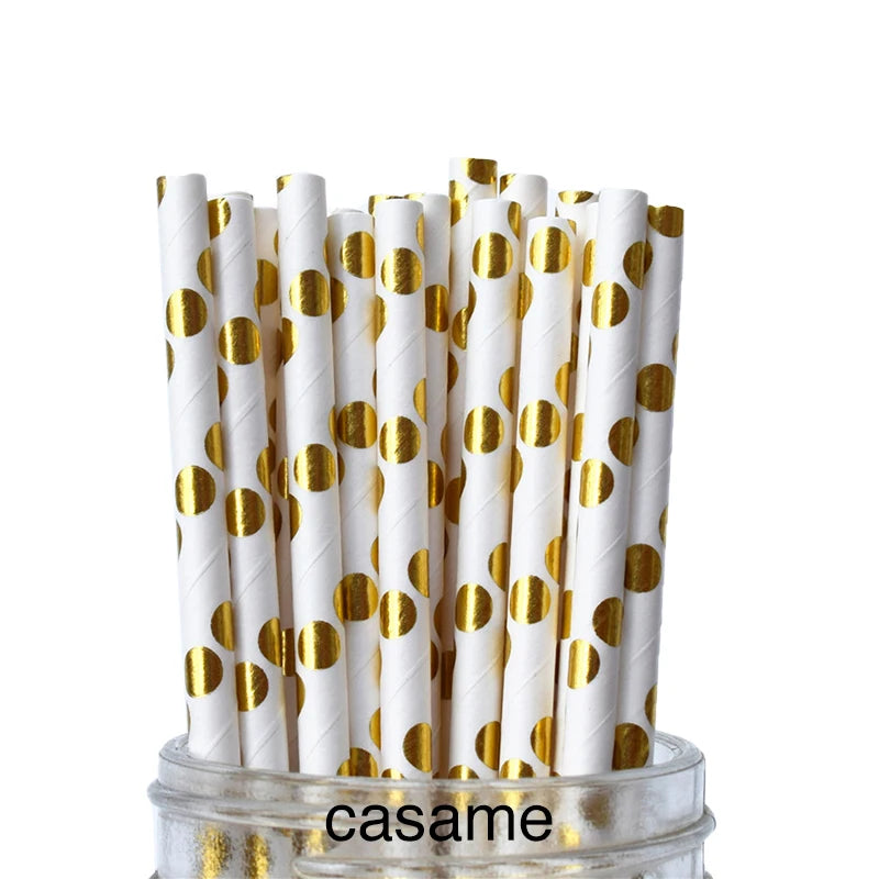 25 PAPER STRAWS