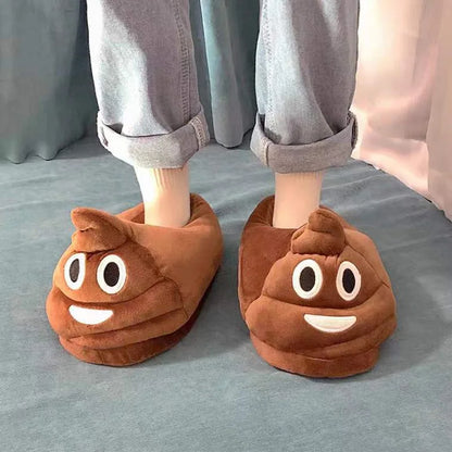 FUNNY POOP SLIPPERS