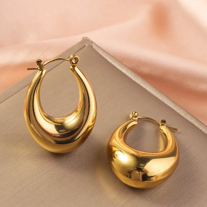 STAINLESS STEEL GOLDEN EARRINGS