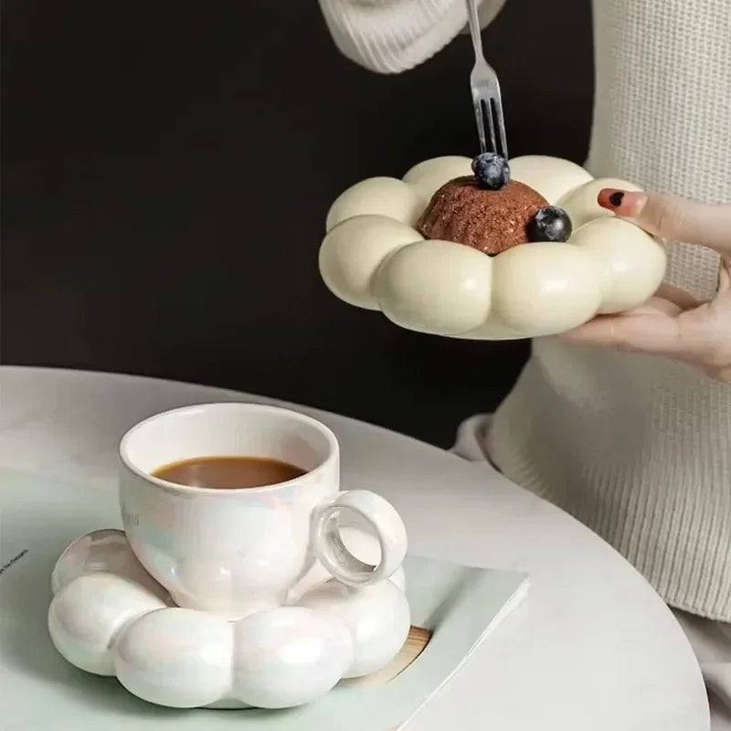 COFFEE MUG AND PLATE SET