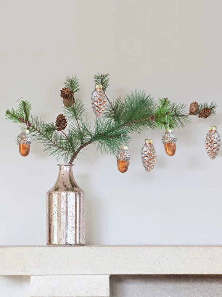 PINE CONES ORNAMENT SET