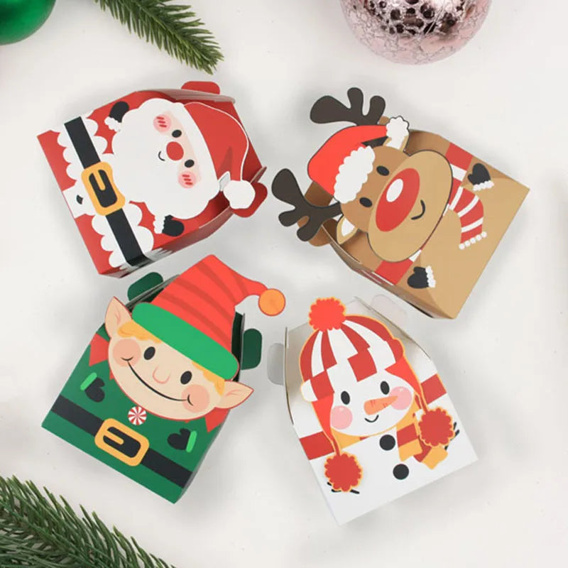 4 CHRISTMAS GIFT BOXES