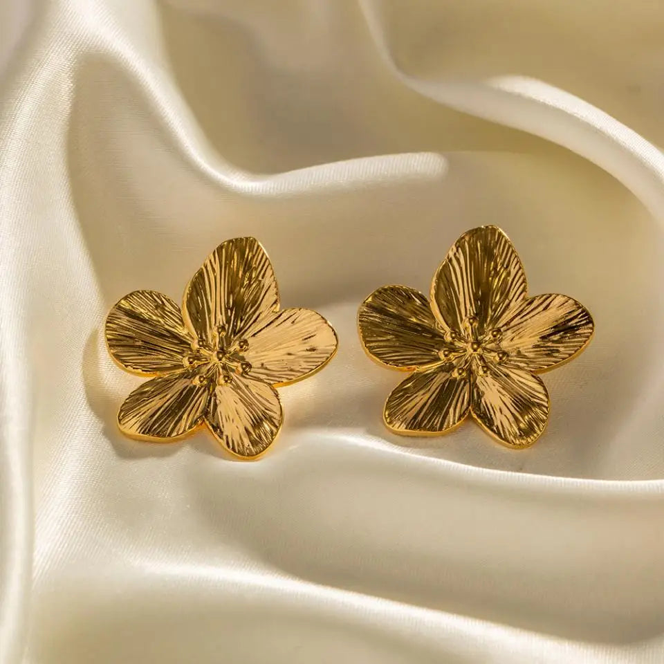 STAINLESS STEEL BUTTERFLY EARRING