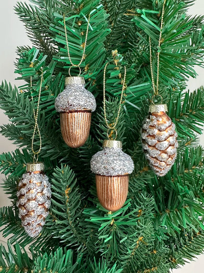 PINE CONES ORNAMENT SET