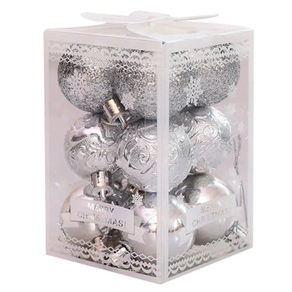 GLITTER ORNAMENTS CHRISTMAS