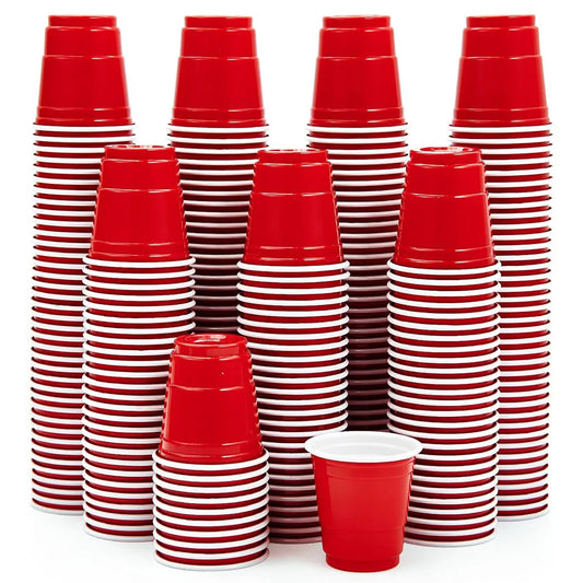 RED PARTY SHOT CUPS