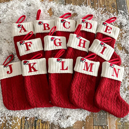 ALFABETIC CHRISTMAS DECORATION SOCKS